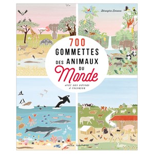 700 gommettes des animaux du monde