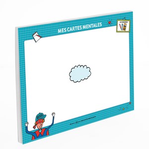 Bloc-notes A4 Créer mes cartes mentales