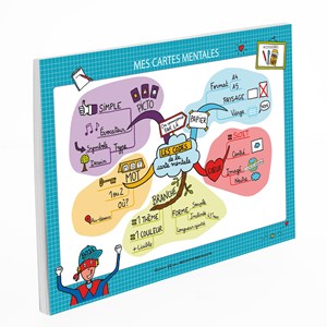 Bloc-notes A4 Créer mes cartes mentales