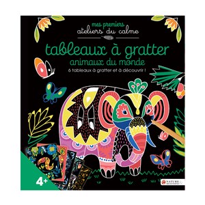 Tableaux à gratter Animaux tome 2