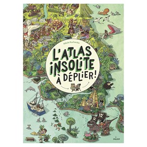 L'atlas insolite à déplier