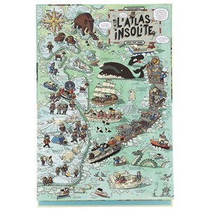 L'atlas insolite à déplier