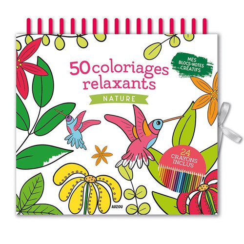 50 Coloriages relaxants nature
