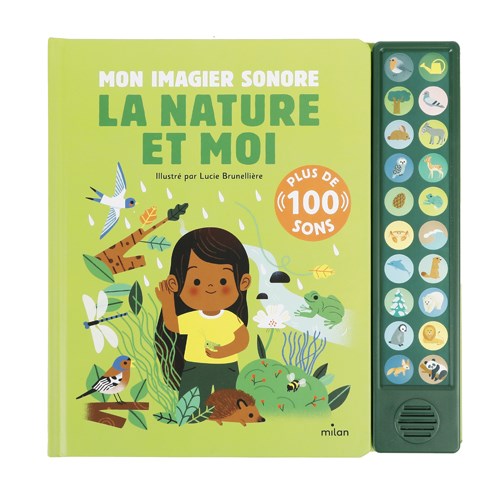 Éditions Milan - Mon imagier sonore la nature et moi