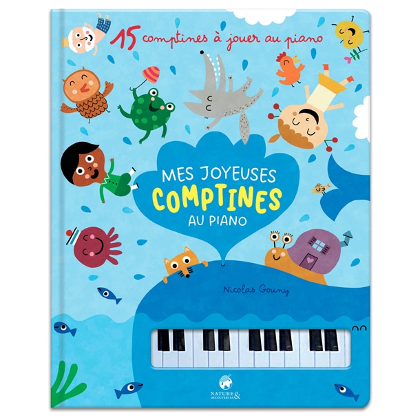 Livres Piano - MES CÉLÈBRES COMPTINES AU PIANO - Jeux enfants Tunisie