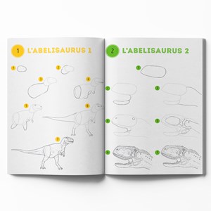 Mes 300 modèles à dessiner dinosaures