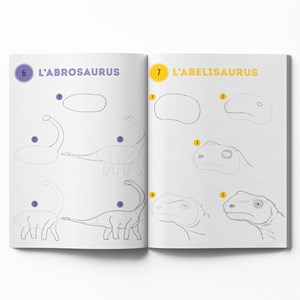 Mes 300 modèles à dessiner dinosaures