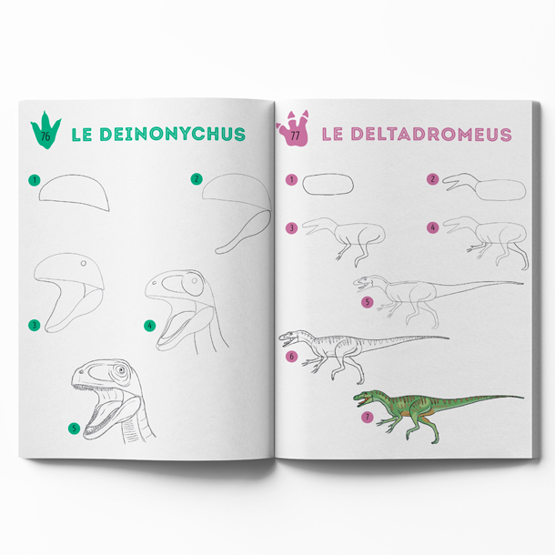 Dinosaure Livre de Coloriage Pour Les Enfants de 4 à 12 ans