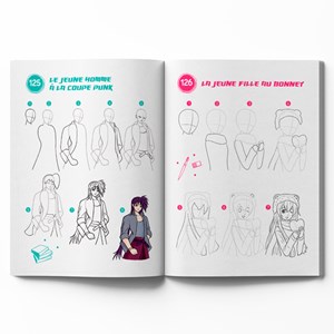 Mes 300 modèles manga à dessiner