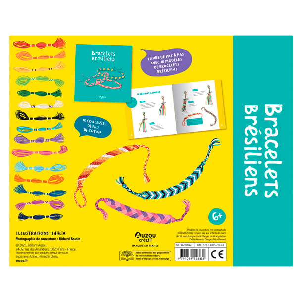 Coffret bracelets brésiliens (Éditions Auzou) - Image 1