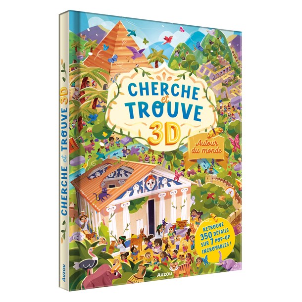 Éditions Auzou - Cherche et trouve 3D autour du monde