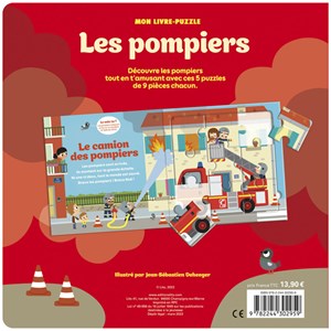 Livre puzzle Les pompiers