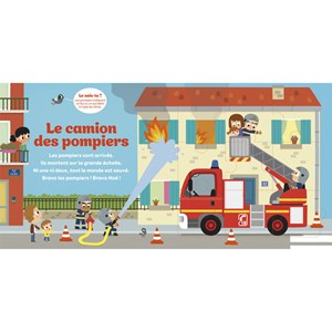 Livre puzzle Les pompiers