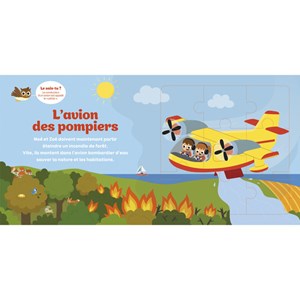 Livre puzzle Les pompiers