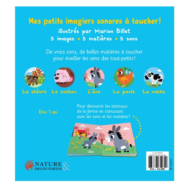 La ferme livre à toucher (Nature & Découvertes) - Image 1
