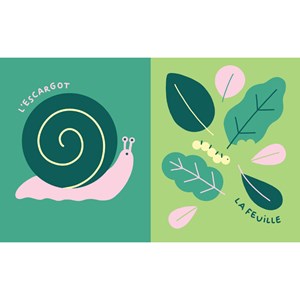 Mon imagier tout doux Dans le jardin