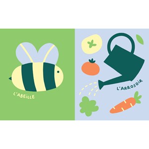 Mon imagier tout doux Dans le jardin