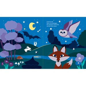 La nuit livre phosphorescent