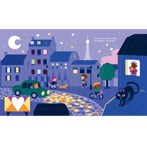 La nuit livre phosphorescent