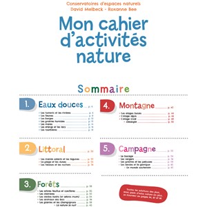 Mon cahier d'activités nature