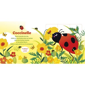 Les animaux du jardin livre-puzzle