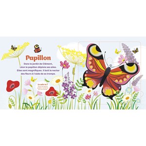 Les animaux du jardin livre-puzzle