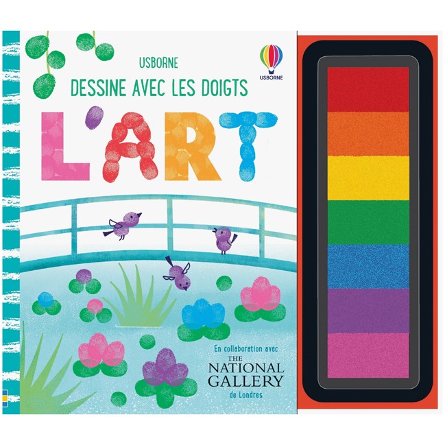 L'art dessine avec les doigts