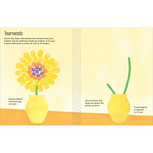 L'art dessine avec les doigts