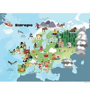 Mon Atlas du Monde livre-puzzle