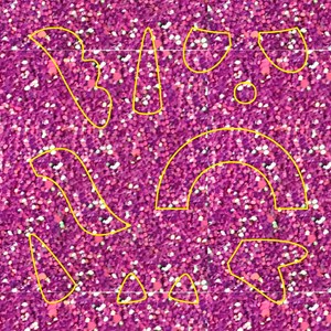 Coffret barrettes paillettes licornes 