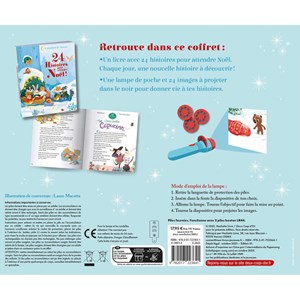 24 histoires pour attendre Noel Coffret lampe