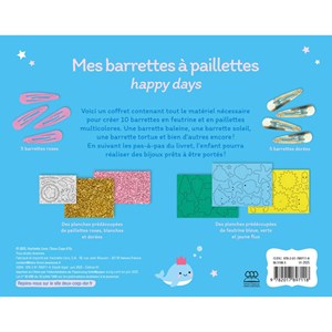 Coffret barrettes à paillettes