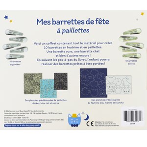 Coffret Barrettes à paillettes 