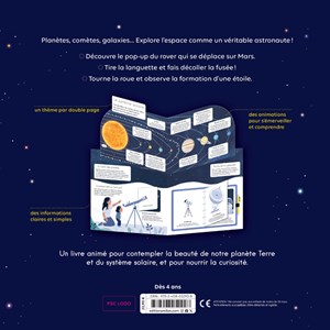 Le grand livre animé de l'espace