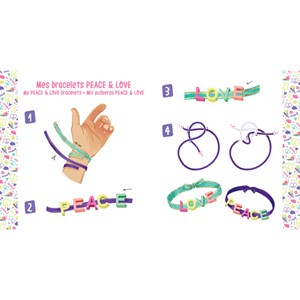 Coffret Mes bracelets Peace & Love