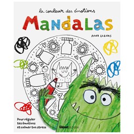Mandalas avec le monstre des couleurs