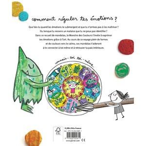 Mandalas avec le monstre des couleurs