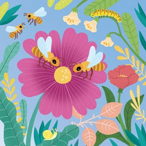 Coloriage Les petites bêtes du jardin