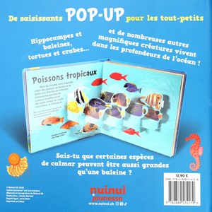 Livre pop up Océan