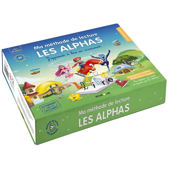 Ma méthode de lecture Les Alphas J'apprends à lire en m'amusant
