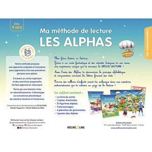 Ma méthode de lecture Les Alphas J'apprends à lire en m'amusant