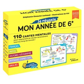 Cartes mentales Réussir mon année de 6e