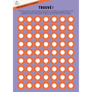 Poster cherche et trouve monstres