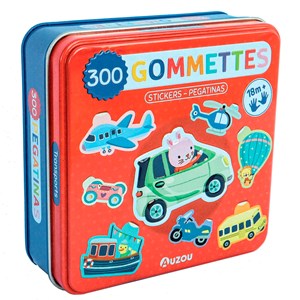 Coffret 300 gommettes Les transports
