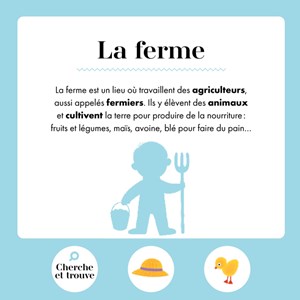 Mon coloriage à l'eau En visite à la ferme