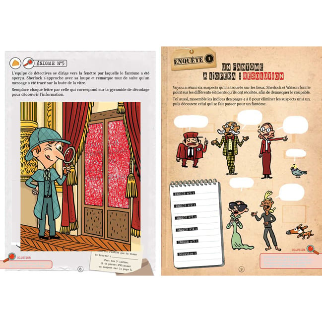 Les 10 enquêtes de Sherlock Holmes à l'Opéra (Éditions Larousse) - Image 3