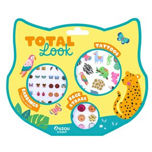 Pochette Total look tattoos et strass animaux Auzou