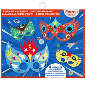 Masques à décorer Le gang des super héros