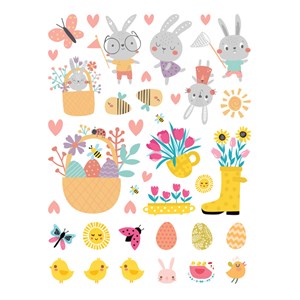 Livre J'aime les stickers avec plus de 500 stickers de Pâques