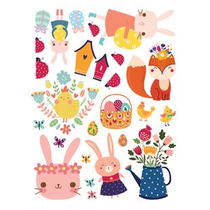 Livre J'aime les stickers avec plus de 500 stickers de Pâques